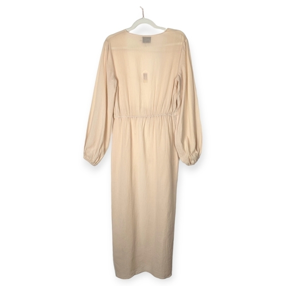 Rumer Camille Nude Long Line Duster Cardigan Cover Up - Picture 4 of 10